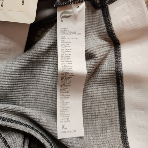 Fabletics Waffle Bra - Picture 5 of 5